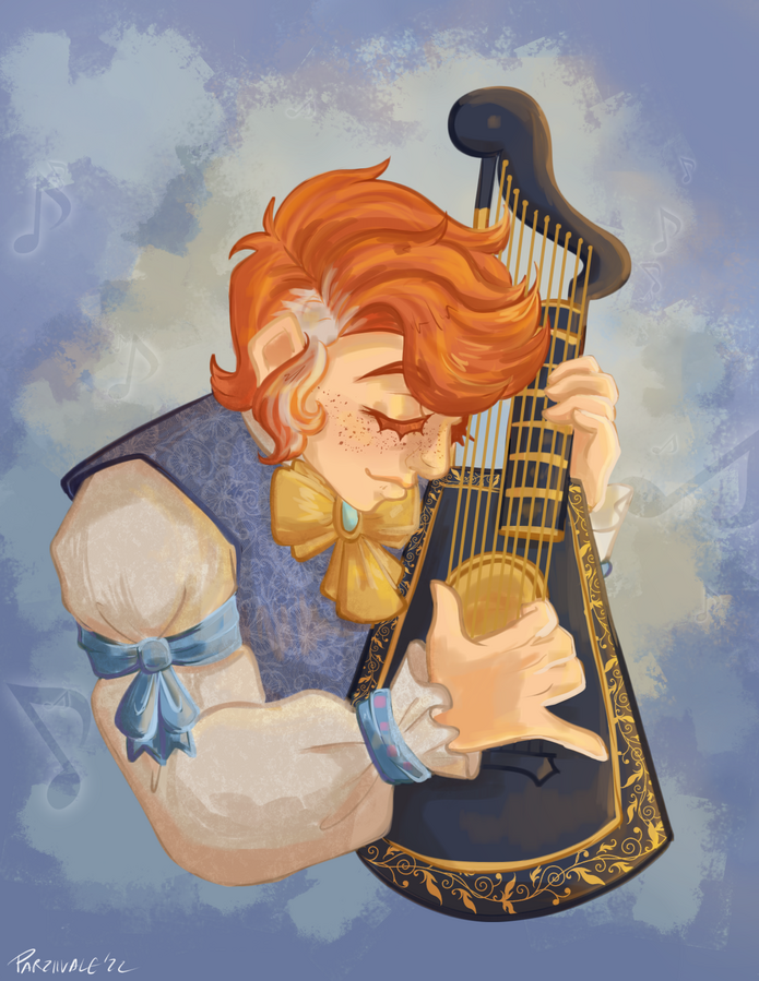 Halfbody Painting + Prop